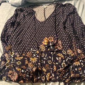 Fall floral top